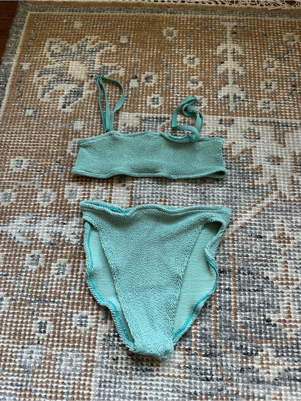 Youswim Seafoam Textured Bikini Set - Picture 1 of 3